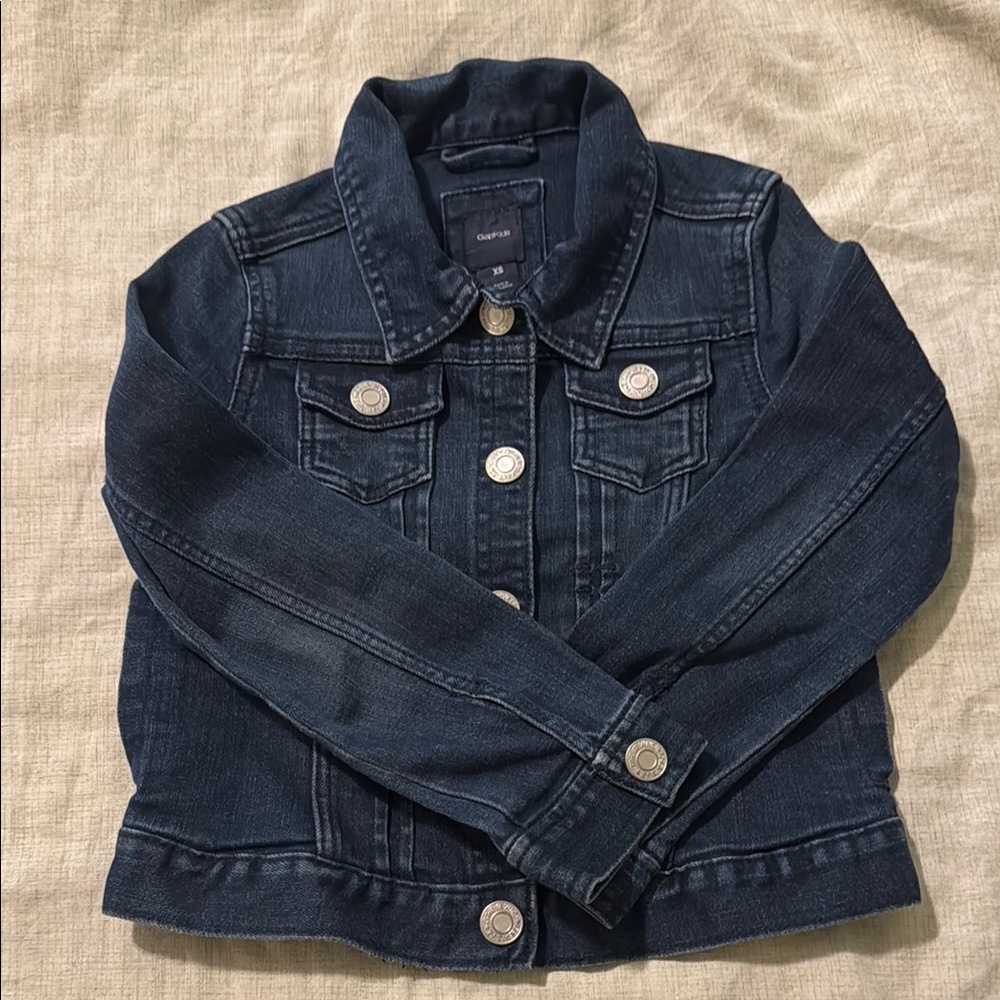 Gapkids XS Blue Jean Jacket Classic Denim Style